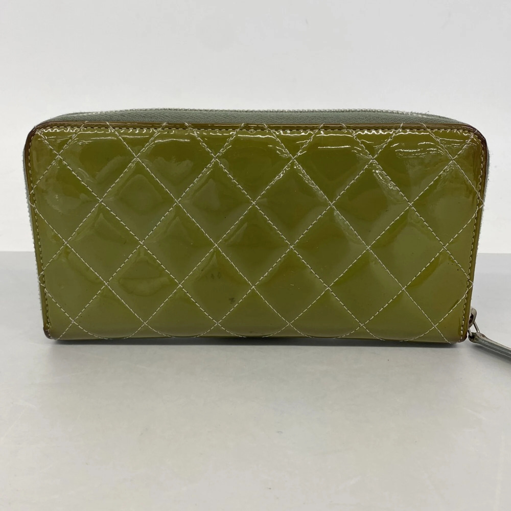 CHANEL Green Leather Wallet - Picture 10 of 11